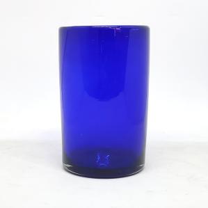 Solid Cobalt Blue 14 oz Drinking Glasses (set of 6)
